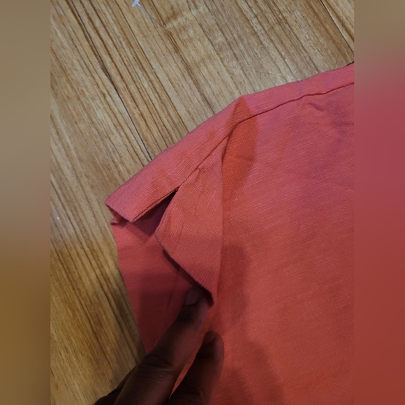 S.C. & Co. Skirt Size 14 Peach Pink with Shorts Underneath Casual Pull on - Picture 4 of 15